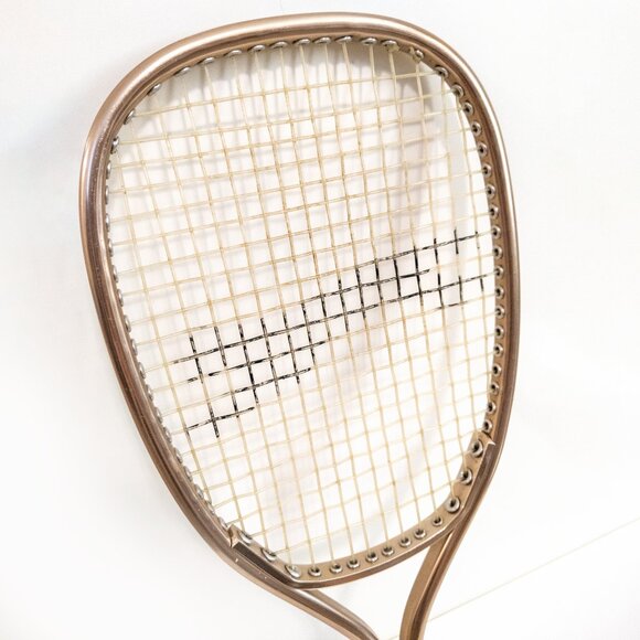 Slazenger Rover Racquetball Racket Vintage Sports Summer Preppy Leather Handle - Picture 3 of 8